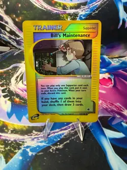 BILL'S MAINTENANCE 137/165 EXPEDITION BASE SET Reverse Holo Uncommon Pokemon - Image 1