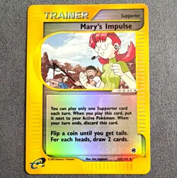 Nintendo Mary's Impulse 142/165 Expedition Reverse Holo Uncommon English 2002 - Image 1