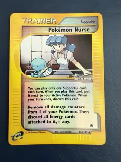 Pokemon Nurse 145/165 Expedition - Reverse Holo - LP - Image 1