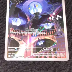 Pokemon TCG Lampent Holo Full Art Illustration Rare 102/086 White Flare Eng - Image 3