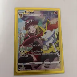 Pokemon TCG Braixen Swsh12: Silver Tempest Trainer Gallery TG01/TG30 Holo - Image 1