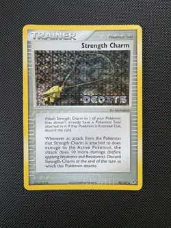 Pokemon TCG Strength Charm Reverse Holo Stamped Ex Deoxys Trainer 92/107 - Image 1