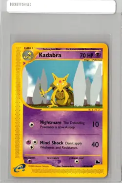 Kadabra 69/144 Pokemon TCG Skyridge Non Holo 2003 WOTC e‑Reader NM/VLP - Image 1