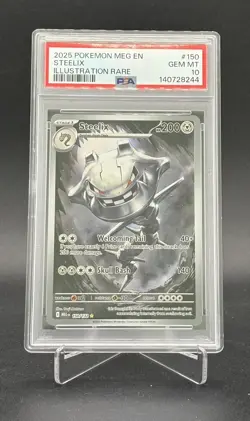 Pokemon Steelix 150/132 - Mega Evolutions Illustration Rare - PSA 10 GEM MINT - Image 1
