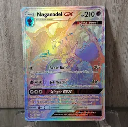 Pokemon Naganadel GX Full Art Holo Secret Rare 134/131 Crimson Invasion - Image 3