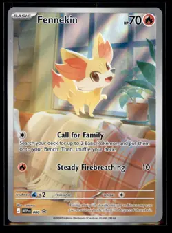 FENNEKIN 080 HOLO PROMO ME: MEGA EVOLUTION PROMO POKEMON NEAR MINT - Image 1