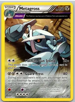 Metagross 50/98 Rare Ancient Origins Pokemon - Image 1