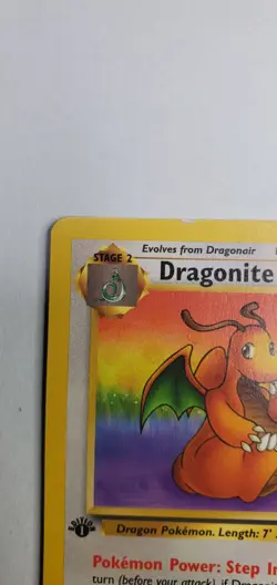 Pokemon Dragonite Fossil 19/62 Non-Holo 1st Edition Rare Near Mint - Image 3