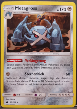 Metagross 95/168 Sturm Am Firmament Holo Pokemon Pokemon Karte Deutsch Near Mint - Image 1