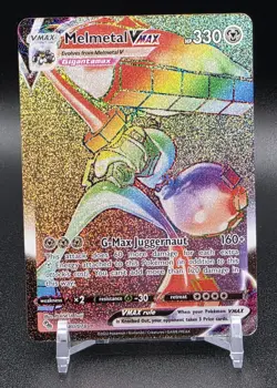 Pokemon Melmetal VMAX 080/078 Pokemon GO Secret Rainbow Rare Holo Full Art Eng - Image 1