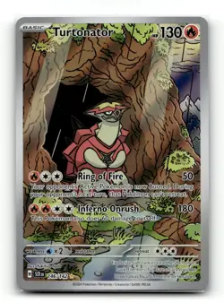 Turtonator Illustration Rare - Stellar Crown 146/142 - NM - Image 1