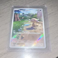 Pokemon Paldean Wooper 102/094 Me02: Phantasmal Flames Illustration Rare Holo - Image 1