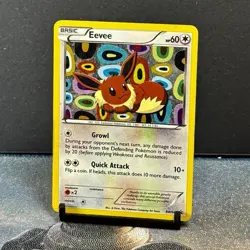 Eevee Black Star Promo Black & White Holo BW94 MP - Image 1
