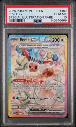 Eevee ex 167/131 SIR - Pokemon Prismatic Evolutions PSA 10 Gem Mint - Image 1