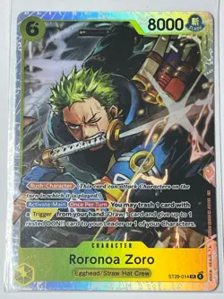 Roronoa Zoro (FOIL) SR Starter Deck 29: Egghead ST29-014 NM One Piece - Image 1