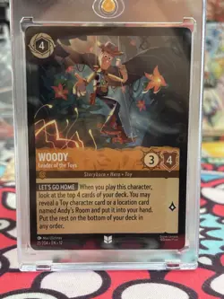 Woody Leader of the Toys Foil 21/204 Wilds Unknown Disney Lorcana - NM - Image 1