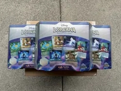 Disney Lorcana D100 Gift Set Rise of the Floodborn Collectors Edition Sealed X 3 - Image 1