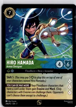 Hiro Hamada Armour Designer 24A/P2 Disney Lorcana Non Foil Participation Promo - Image 3