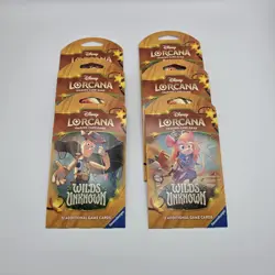 Disney Lorcana TCG Wilds of the Unknown Sleeved Booster Packs x6 - Image 1