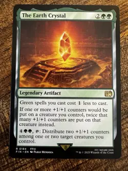 MTG TCG Final Fantasy The Earth Crystal 0184 Rare NonFoil NM - Image 1