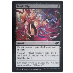 x1 Tragic Slip (74) J22 MTG M/NM Common Black Instant Jumpstart 2022 TCG CCG - Image 1