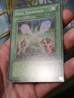 NM NA Soul Exchange Super Rare 1st Edition Starter Deck: Yugi SDY-041 2002 - Image 5