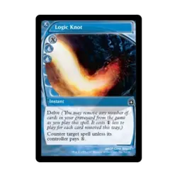 WOTC MtG Future Sight Logic Knot (C) (Foil) VG - Image 1