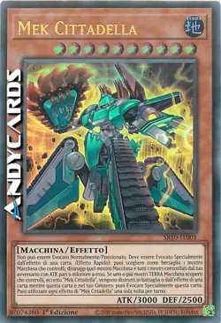 MEK CITTADELLA (Machina Citadel) • Ultra R • SR10 IT001 • 1Ed • Yugioh ANDYCARDS - Image 1