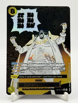 Bandai One Piece Zehahahahaha! OP16-116 R Alternate Art Foil English - Image 1