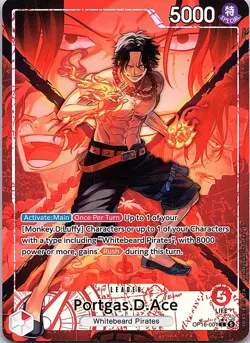 Portgas.D.Ace (001) (Alternate Art) OP16-001 The Time of Battle One Piece NM - Image 1