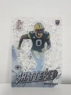 Topps 2025 Signature Class Shattered Matthew Golden Green Bay Packers S-13 RC - Image 1