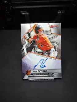 2025 Bowman's Best - Best of 2025 Autographs Nate George #B25-NG Refractor (AU, - Image 1