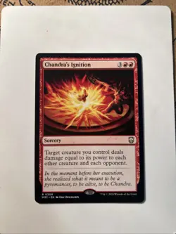 MTG Chandra's Ignition Modern Horizons 3 Commander 0209 Regular Rare - Image 1