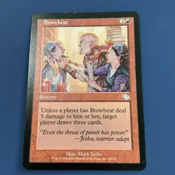 MTG Magic the Gathering Browbeat (82/143) Judgment LP - Image 2