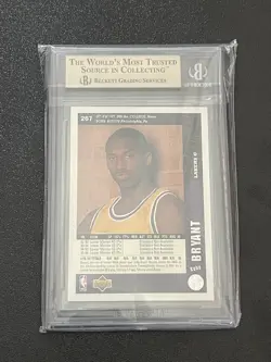 1996-97 Upper Deck Collector's Choice #267 Kobe Bryant Lakers RC Rookie BGS 9.5 - Image 2