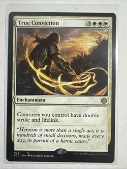1x MTG True Conviction - Starter Commander Decks (SCD) #38 - Magic the Gathering - Image 1