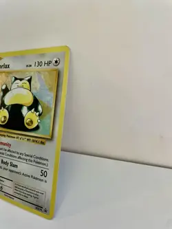 Pokemon TCG Snorlax XY Black Star Promo XY179 Cosmos Holo LP - Image 2