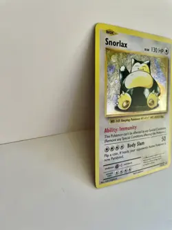 Pokemon TCG Snorlax XY Black Star Promo XY179 Cosmos Holo LP - Image 4