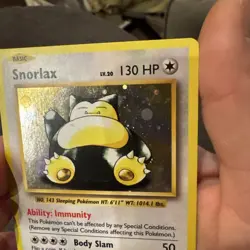 Pokemon TCG Snorlax 🌀SWIRL XY179 Cosmos Holo Promo XY Black Star Promos - LP - Image 5