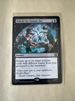 MTG Behold the Sinister Six! SPM 0051 M NM Regular - Image 1