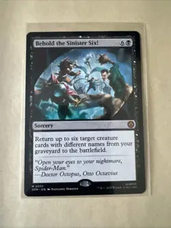 MTG Behold the Sinister Six! SPM 0051 M NM Regular - Image 2
