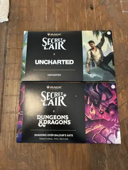 MTG Secret Lair x Shadows Over Baldurs Gate Foil Edition And Uncharted - Image 1