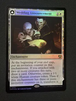Wedding Announcement 51 Rare Innistrad Remastered Magic: The Gathering Foil NM - Image 1