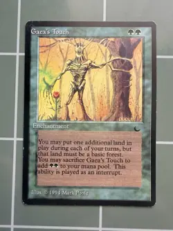 MTG Magic: The Gathering - Vintage The Dark - 1x Common Gaea's Touch - English - Image 1