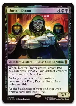 Doctor Doom #95 (Foil) (NM) Marvel Super Heroes MSH Magic MTG - Image 1