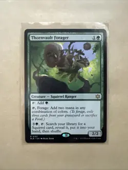 MTG Thornvault Forager BLB 0197 R NM Regular - Image 1