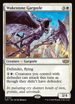 Wakestone Gargoyle - 137 - TDC - Near Mint - MTG - Image 1