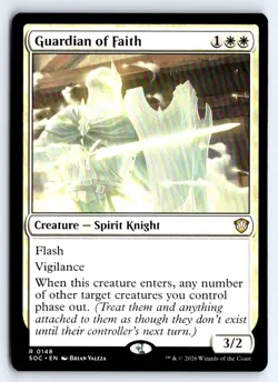 Guardian of Faith 148 Commander: Secrets of Strixhaven Magic: The Gathering NM - Image 1