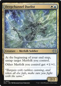 Deepchannel Duelist - 0213 - Lorwyn Eclipsed - NM MTG Magic the Gathering - Image 1