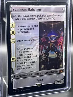 Summon: Bahamut MTG Final Fantasy *Foil* M/NM - Image 1